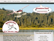 Tablet Screenshot of airventuresalaska.com